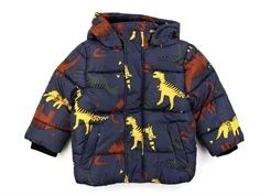 Name It dark sapphire dino puffer vinterjakke